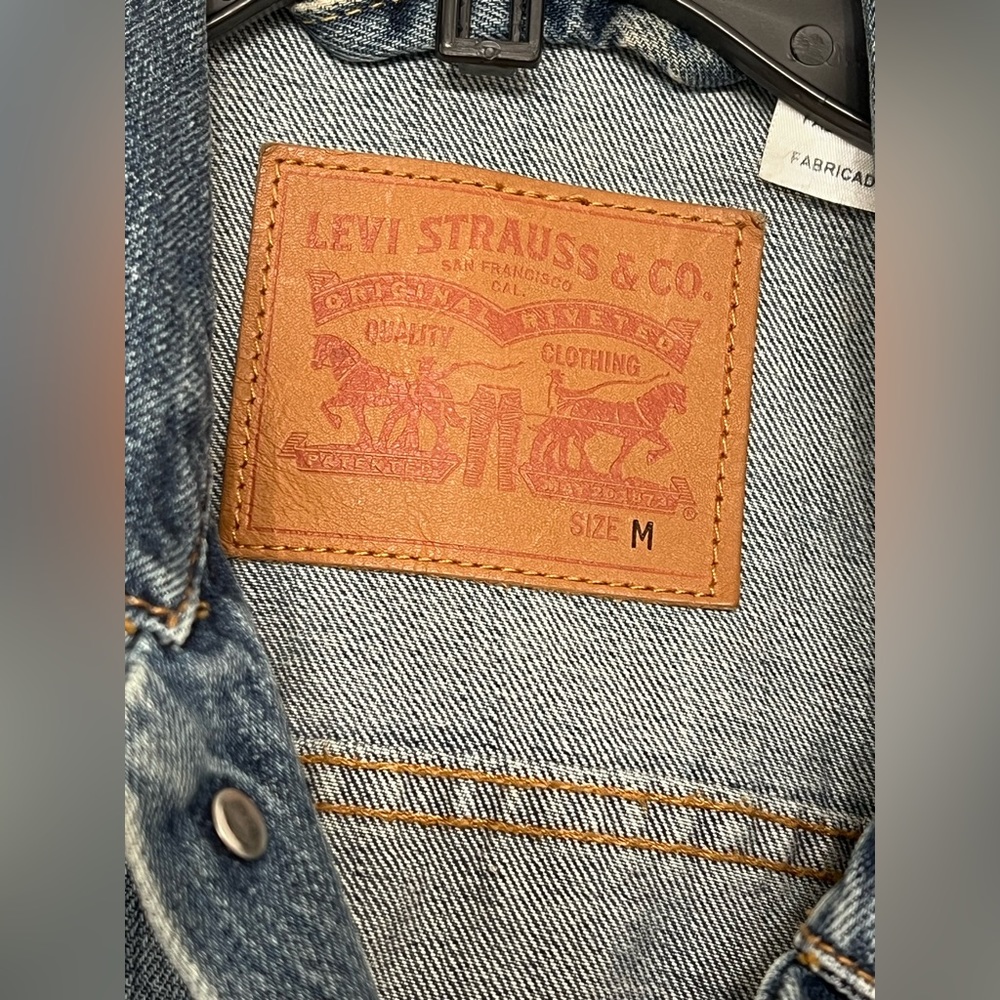Levi’s Red Tab Jean Jacket Men Medium - image 4
